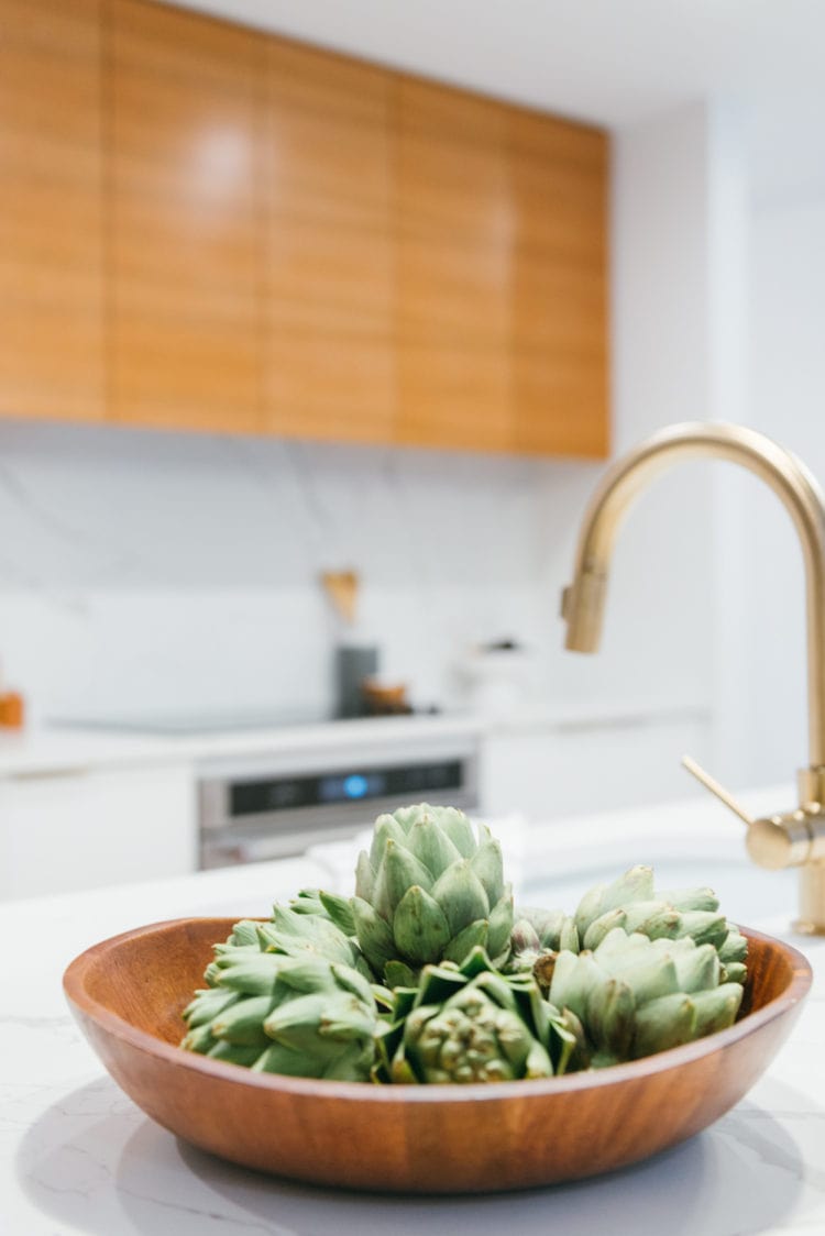 Shot of kitchen with mid-century modern design in Fort Lauderdale by Studio 818