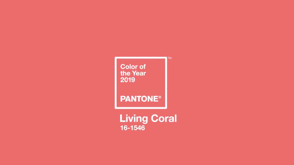 2019 Color of the year - Living Coral