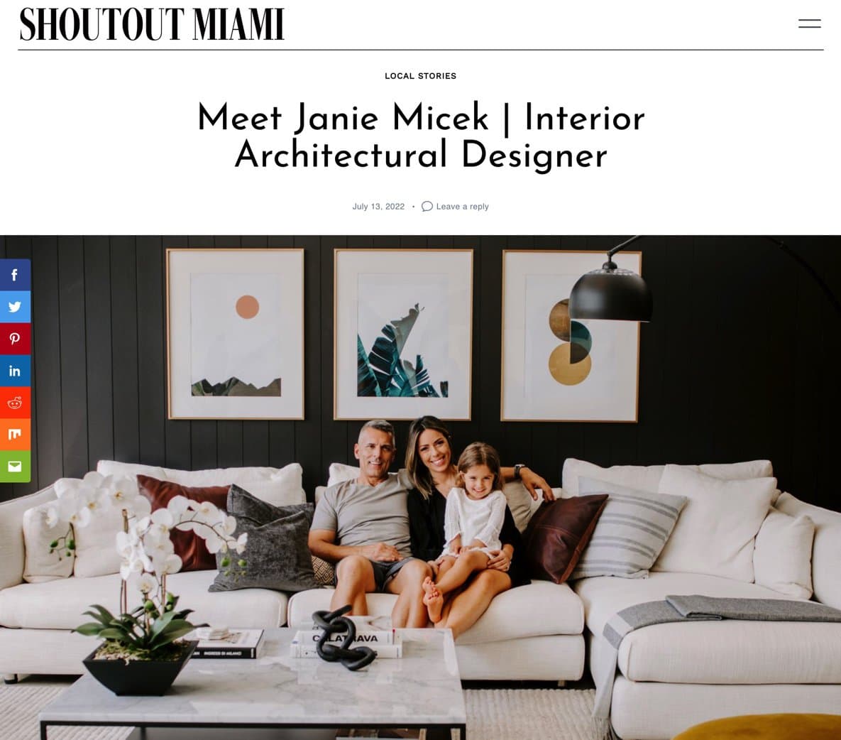 interview with Janie Micek, Interior Architectural Designer